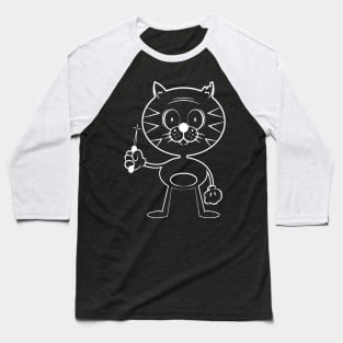 Dangerous cat Baseball T-Shirt